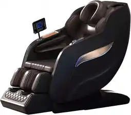 Walmart Serene Fixed-Point Massage Chair with Zero Gravity Recline, and Full Body Airbag Massage (Black) offer