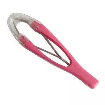 Walmart Serenable 2xSlanted Eyebrow Tweezers Professional Eyebrow Plucker for Home Salon Pink offer