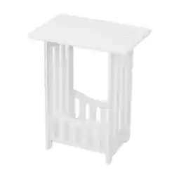 Walmart Kugisaki Storage Nightstand Bedroom Storage Cabinet Living Room Mini Table - White offer