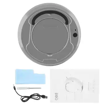 Walmart 3-in-1 USB-Chargeable Smart Gray Floor Robot Vacuum Cleaner with Sweeping Function offer