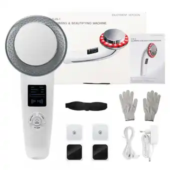 Walmart LEEYNEER Six-in-one Ultrasonic Slimming Device LED Color Light Massage Device offer