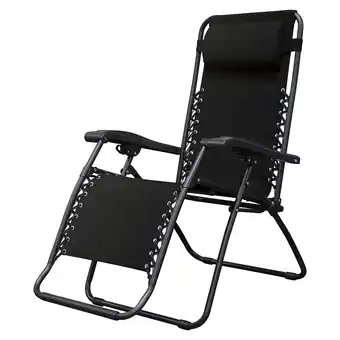 Walmart Caravan Sports Zero Gravity Outdoor Folding Patio Lounge Chair, Black offer