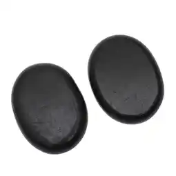 Walmart 2 Pcs Mini Heater Black Massage Stone Energy Stones for Spa Masonry Lovers offer