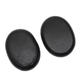 Walmart 2 Pcs Mini Heater Black Massage Stone Energy Stones for Spa Masonry Lovers offer