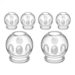 Walmart Qiushaoyue 6Pcs Chinese Glass Cupping Body Massage Cupping Household Cupping Supplies offer