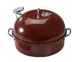 Walmart Nordic Ware Aluminized Steel Kettle Smoker 12.38 in. Red offer