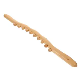 Walmart Ten-bead Rolling Stick Massage Trigger Point Massaging Open Back Masssager Beech Fitness offer