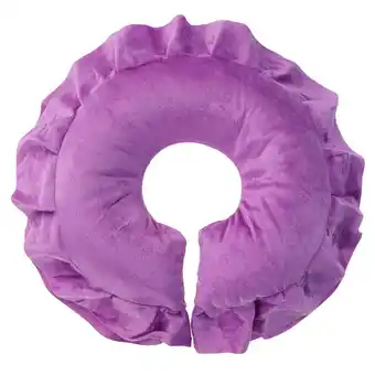 Walmart Face Massage Sleeping Lying Pillow Cotton Pad for Beauty Salon Massage Parlors (Purple) offer