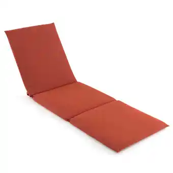 Walmart Costway 1 PCS Outdoor Chaise Lounge Cushion with Hook & Loop Fastener Fixing Straps Patio Orange offer