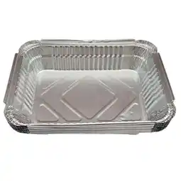 Walmart YWJLQH 5/10/20PCS DURABLE ALUMINUM FOIL PANS DISPOSABLE BAKING PANS GRILL TRAYS FOR BBQ 10Pcs_1000ml offer