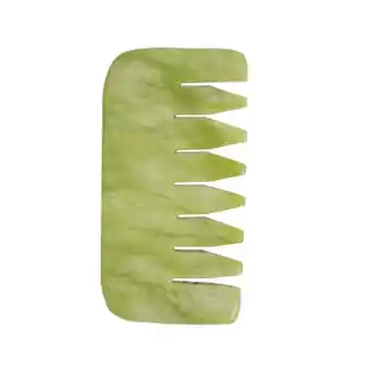 Walmart CHAMAIR Gua Sha Stone Massage Natural Jade Head Scalp Scraping Massager Comb (01) offer