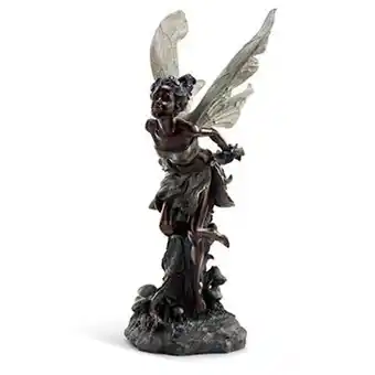 Walmart Napco 13893 19.75 in. Bronze Kissing Fairy Statue offer