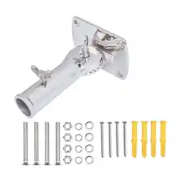 Walmart Aymzbd Flag Pole Holder Flagpole Bracket Multifunction Stainless Steel Practical for RV offer