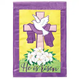 Walmart Magnolia Gardens M001515 29 x 42 in. He Is Risen Polyester Flag - Large offer