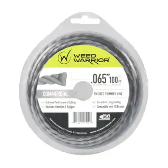 Walmart Weed Warrior .065 in. x 100 ft. Nylon Commercial Trimmer Line offer