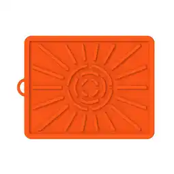 Walmart Gazechimp Silicone Griddle Mat Grill BBQ Utensil Holder for Grilling Accessories Orange offer