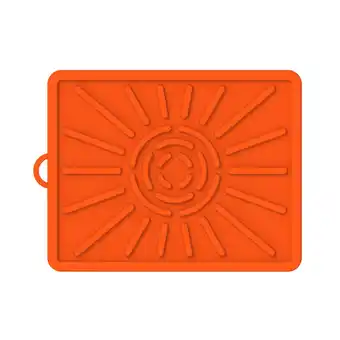 Walmart Gazechimp Silicone Griddle Mat Grill BBQ Utensil Holder for Grilling Accessories Orange offer