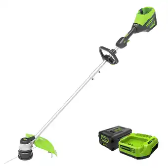 Walmart Greenworks 60V 16 Cordless Brushless String Trimmer/Edger with 2.5Ah Battery & Charger 2122802 offer