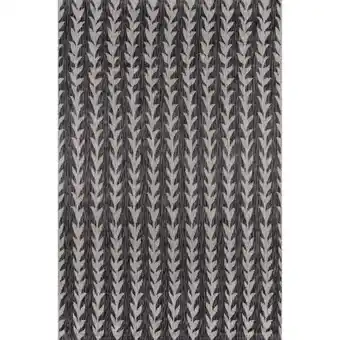 Walmart Novogratz by Villa Amalfi Indoor Outdoor Rug Charcoal 6'7 x 9'6 7' x 9' Outdoor, Indoor Rectangle offer