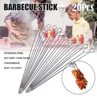 Walmart Kugisaki Clearance Square Grilling Needle Kebab Stick 20Pcs 38M offer