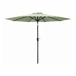 Walmart Four Seasons Courtyard 9' Polyester Patio Market Umbrella, Seafoam Green offer