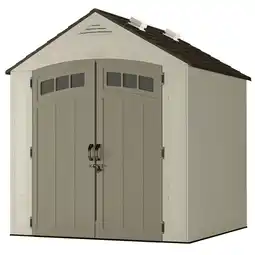 Walmart Suncast Vista 7 x 7 ft. Storage Shed for Gardening Tools, Light Cobblestone offer