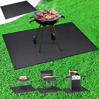 Walmart Kugisaki Clearance Outdoor Bbq Grill Mat Firepit Mat Fireplace Fire Mat Medium offer