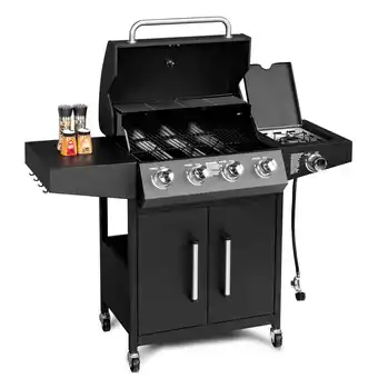 Walmart Ktaxon 4 Burner Propane Grill Gas Stove 58000 BTU with Side Stove,Wheels offer