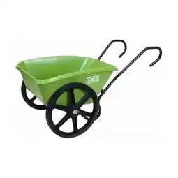 Walmart Ames 5 Cubic Feet Total Control Handle Wheelbarrow Poly Tray Lawn Cart offer