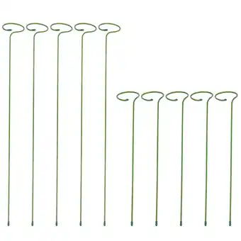 Walmart 10pcs Butterflies Orchid Iron Support Potted Flower Stand Plant Potted Support Rods offer