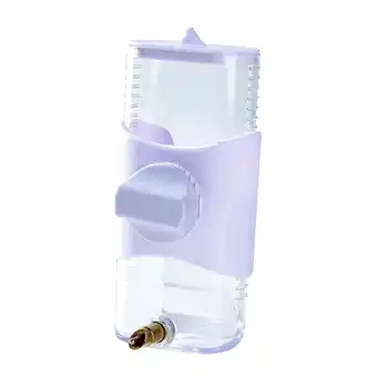 Walmart APLVFFZH Pet Bird Water Feeder Bird Waterer Bird Cage Suspended Automatic Water Dispenser Violet offer