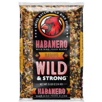 Walmart 5 lb Wild & Strong Raging Songbird Habanero Wild Bird Food offer