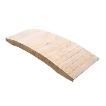 Walmart Creekvine Designs 6 ft. Treated Pine Fiore Plank Garden Bridge offer