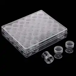 Walmart 30 Slots Storage Box Small Bead Jewelry Organziers Containers Home Jars offer