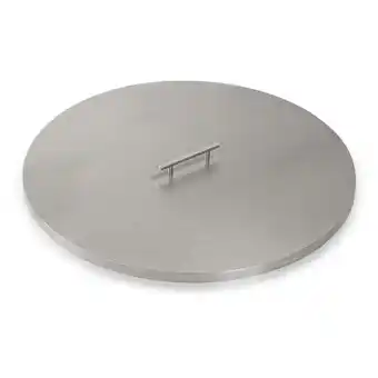 Walmart American Fireglass Round Stainless Steel Fire Pit Cover offer