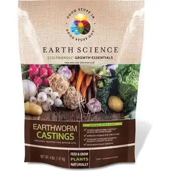 Walmart Earth Science 4 lbs Growth Essentials Organic Earthworm Castings offer