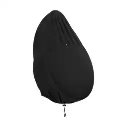 Walmart Garden Patio Hanging Chair Cover Black with Zipper Sturdy 210D Oxford Fabric 115x190cm offer