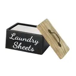 Walmart yotijay Laundry Container Decor Stylish Dryer Sheet Dispenser Organizer Box Laundry offer