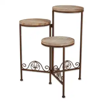 Walmart Zingz and Thingz Rustic Triple Planter Stand offer