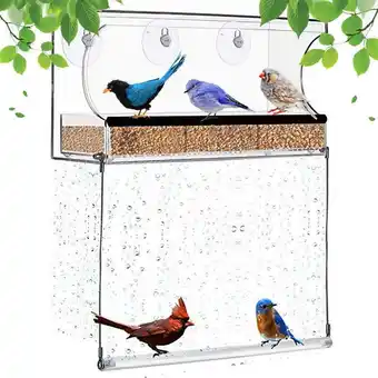 Walmart Ywuzuh Rat Proof Bird Feeder Metal Handle Hanging for Outdoor Garden Tree Yard offer