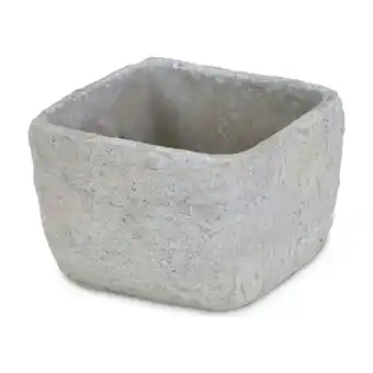 Walmart Cheungs Square Cement Planter With Arrow Design offer