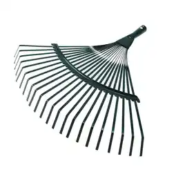 Walmart 22 Tooth Lawn Rake Head 40cm Wide for Garden Heavy Duty Green Garden Tools offer