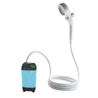 Walmart eYotto Portable Camping Shower 2.09 lb with Digital Display Shower Pump offer