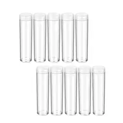 Walmart Kokiya 10Pcs Tubes, Transparent Storage Box, Protective Case for Collection 20mm offer