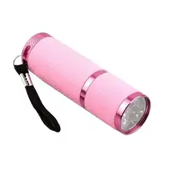 Walmart Outdoor Mini Pink Rubber Coated 9-LED Flashlight Torch offer