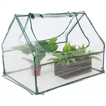 Walmart Sunnydaze 4' x 3' x 3' Outdoor Portable Mini Greenhouse, Clear Cover offer