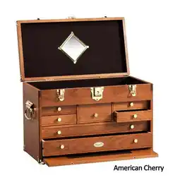 Walmart Gerstner USA 2007 Wood Chest for Hobbies Tools, Jewelry Box, Personal Valuables offer