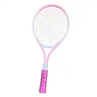 Walmart Vsenkes Tennis Racket Nonslip Grip High Strength Nylon Strings for Park Beach Garden Pink offer