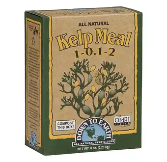 Walmart Down to Earth Organic Kelp Meal Fertilizer 1-0.1-2 Mix, 0.5 lb offer