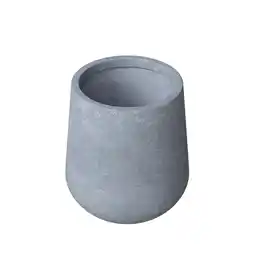 Walmart LeisureMod Orchid Fiberstone and MGO Clay Round Planter Gray 8 Height offer